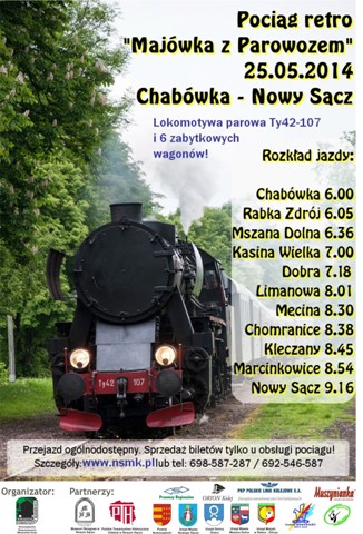 Majówka z parowozem